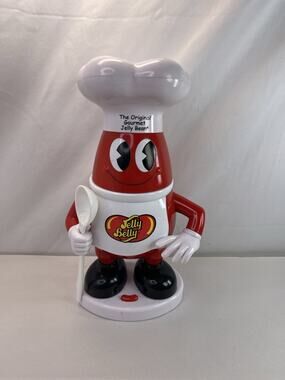 Jelly Belly Chef Sweet Talkin Mr Jelly Bean Candy Dispenser Spoon Talking Toy